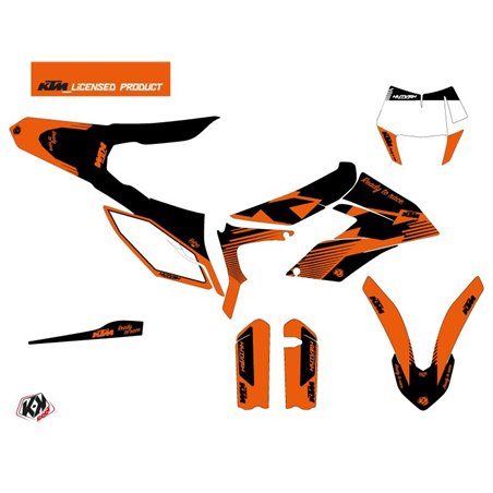 Kit Deco Moto Cross Retro KTM 350 FREERIDE Orange