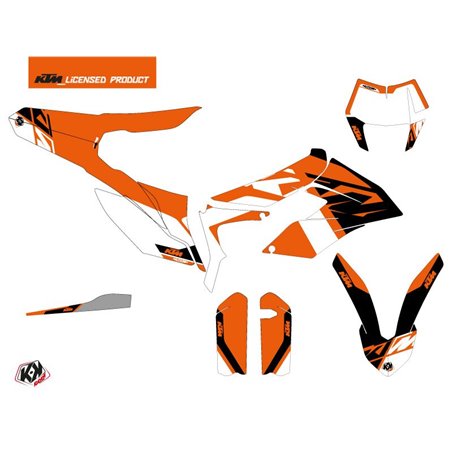 Kit Deco Moto Cross Skyline KTM 350 FREERIDE Orange