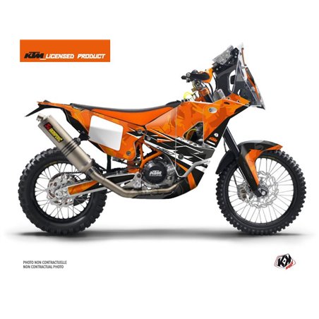 Kit Deco Motocross Kombat KTM 450 Rally Orange