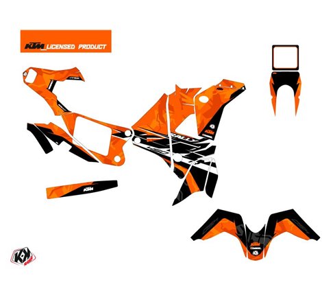 Kit Deco Motocross Kombat KTM 450 Rally Orange