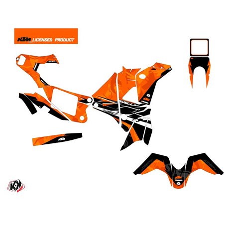 Kit Deco Motocross Kombat KTM 450 Rally Orange