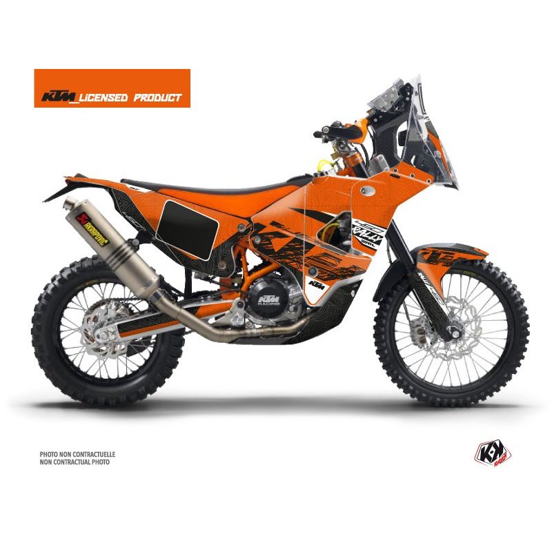 Kit Deco Motocross Gear KTM 450 Rally Orange