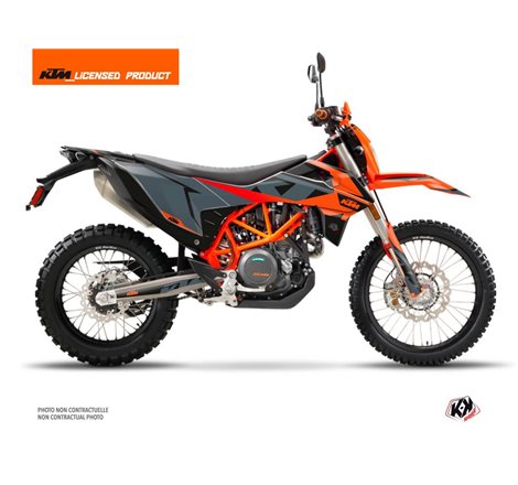 Kit Deco Moto Cross Gravity KTM 690 ENDURO R Gris