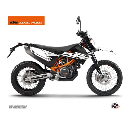 Kit Deco Moto Cross Reflex KTM 690 ENDURO R Blanc