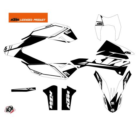 Kit Deco Moto Cross Reflex KTM 690 ENDURO R Blanc