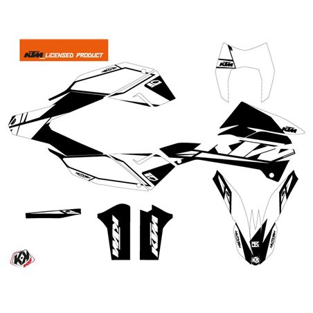 Kit Deco Moto Cross Reflex KTM 690 ENDURO R Blanc