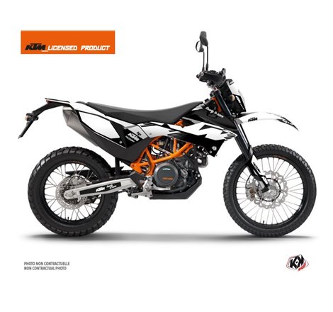 Kit Deco Moto Cross Retro KTM 690 ENDURO R Noir
