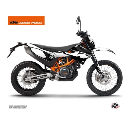 Kit Deco Moto Cross Retro KTM 690 ENDURO R Noir