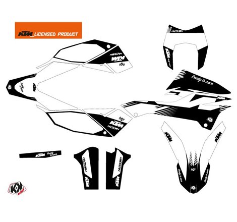 Kit Deco Moto Cross Retro KTM 690 ENDURO R Noir