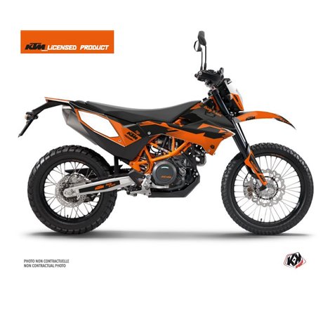 Kit Deco Moto Cross Retro KTM 690 ENDURO R Orange