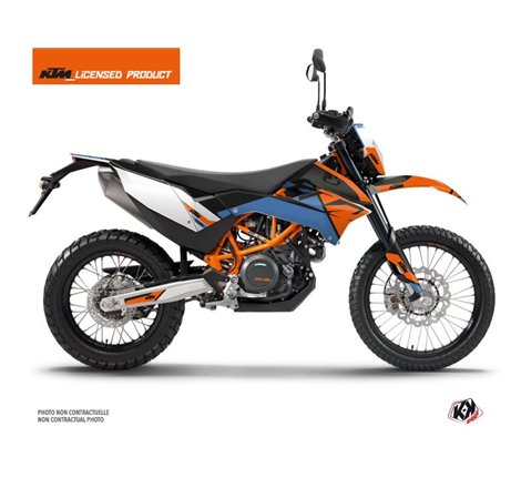 Kit Deco Moto Cross Skyline KTM 690 ENDURO R Bleu