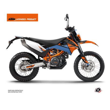 Kit Deco Moto Cross Skyline KTM 690 ENDURO R Bleu