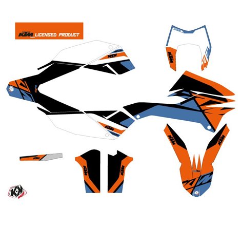 Kit Deco Moto Cross Skyline KTM 690 ENDURO R Bleu