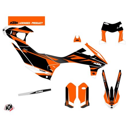 Kit Deco Moto Cross Trophy KTM 690 ENDURO R Noir Orange