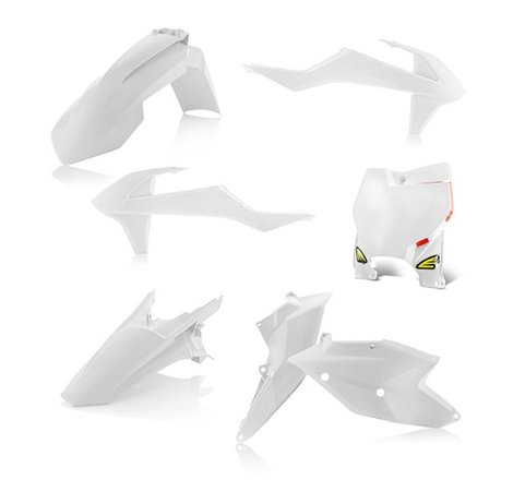 Kit Plastique Cycra 5 Elements KTM SX/SXF 16 - Blanc