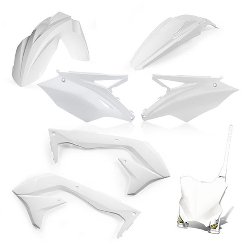 Kit Plastique Cycra 5 Elements KAWASAKI KXF450 18 - Blanc