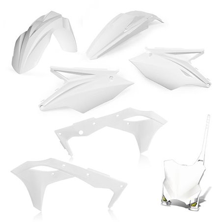 Kit Plastique Cycra 5 Elements KAWASAKI KXF250 18 - Blanc