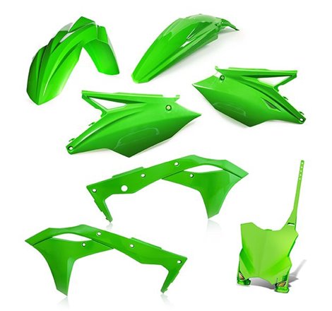 Kit Plastique Cycra 5 Elements KAWASAKI KXF250 18 - Vert