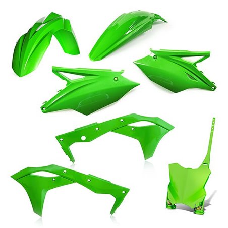 Kit Plastique Cycra 5 Elements KAWASAKI KXF250 18 - Vert