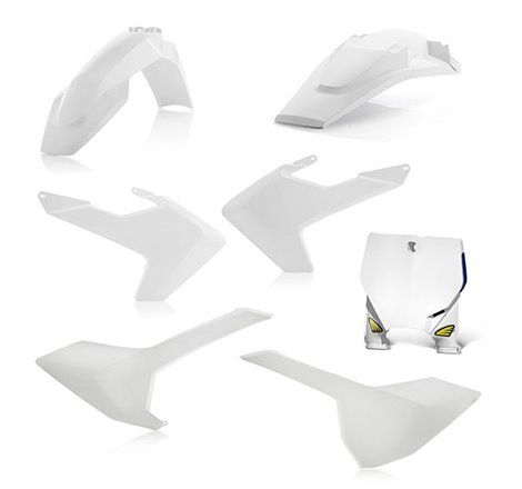 Kit Plastique Cycra 5 Elements HVA TC/FC 16 - Blanc