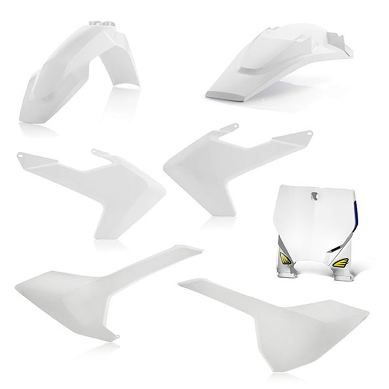 Kit Plastique Cycra 5 Elements HVA TC/FC 16 - Blanc