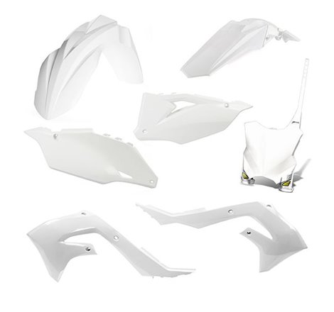 Kit Plastique Cycra 5 Elements KAWASAKI KXF450 19-21 - Blanc