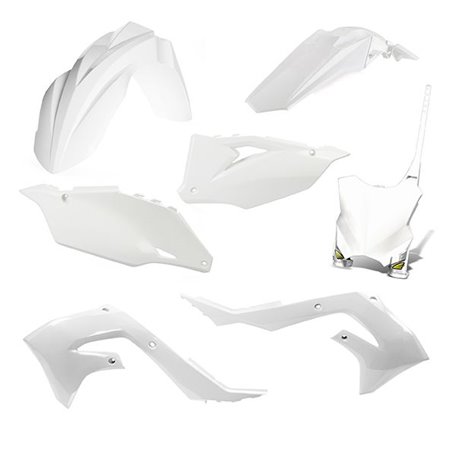 Kit Plastique Cycra 5 Elements KAWASAKI KXF450 19-21 - Blanc