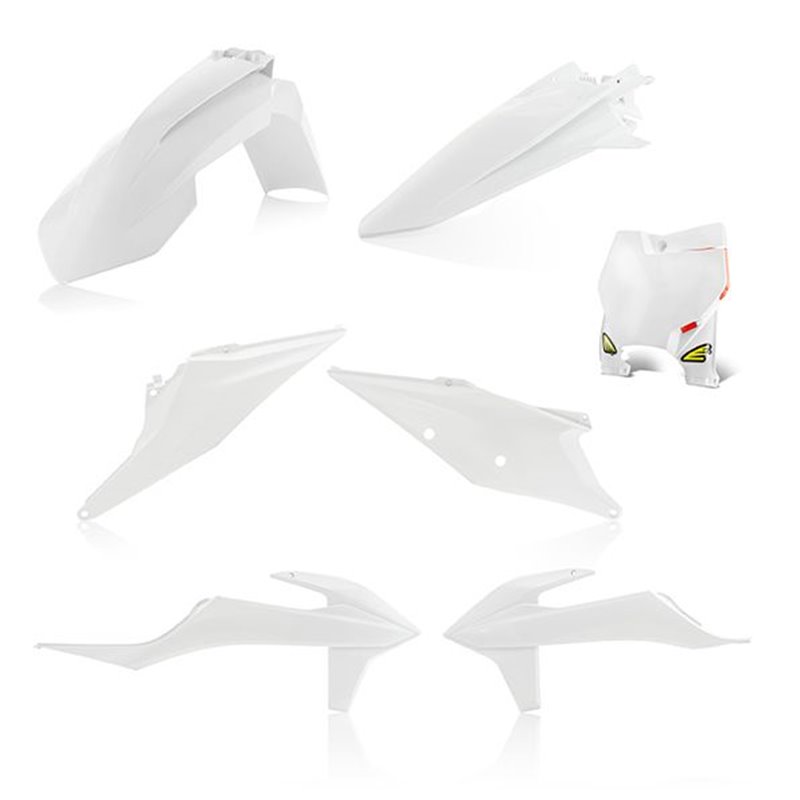 Kit Plastique Cycra 5 Elements KTM SX/SXF 19 - Blanc