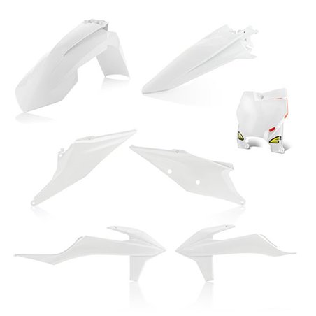 Kit Plastique Cycra 5 Elements KTM SX/SXF 19 - Blanc