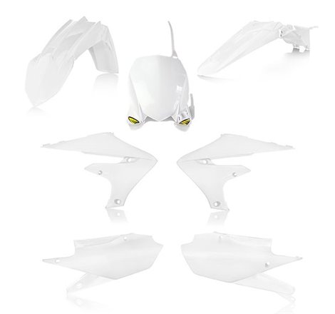 Kit Plastique Cycra 5 Elements YAMAHA YZF450 18 - Blanc