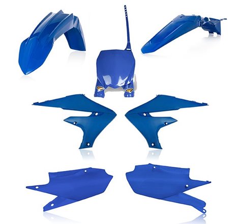 Kit Plastique Cycra 5 Elements YAMAHA YZF450 18 - Bleu