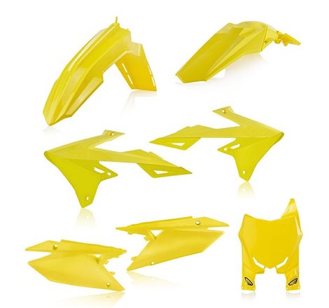 Kit Plastique Cycra 5 Elements SUZUKI RMZ 450 18 - Jaune