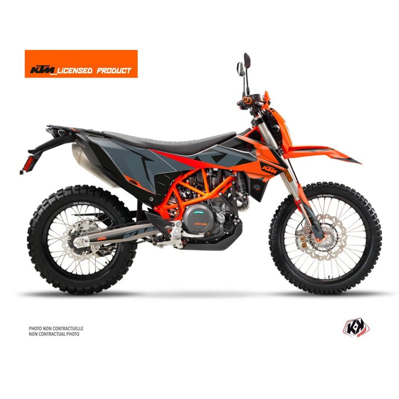 Kit Deco Moto Cross Gravity KTM 690 ENDURO R Gris