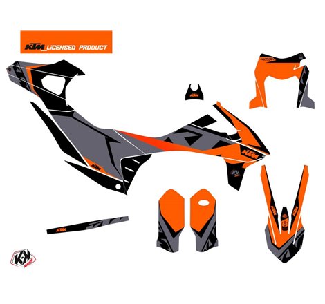 Kit Deco Moto Cross Gravity KTM 690 ENDURO R Gris