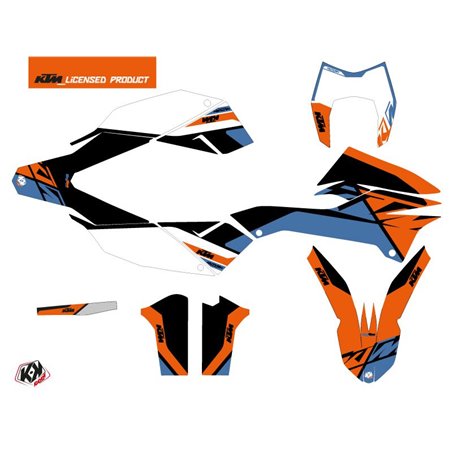 Kit Deco Moto Cross Skyline KTM 690 ENDURO R Bleu