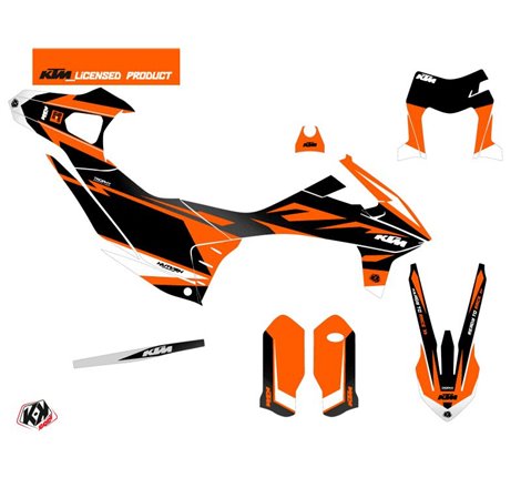 Kit Deco Moto Cross Trophy KTM 690 ENDURO R Noir Orange