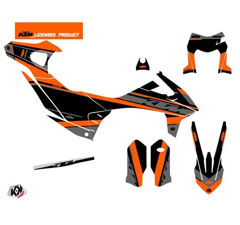 Kit Deco Moto Cross Breakout KTM 690 ENDURO R Noir Orange