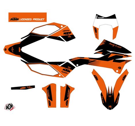 Kit Deco Moto Cross Retro KTM 690 ENDURO R Orange