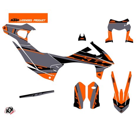 Kit Deco Moto Cross Breakout KTM 690 ENDURO R Gris