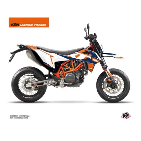 Kit Deco Moto Cross Gravity KTM 690 SMC R Bleu