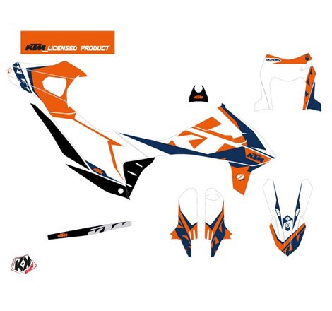 Kit Deco Moto Cross Gravity KTM 690 SMC R Bleu
