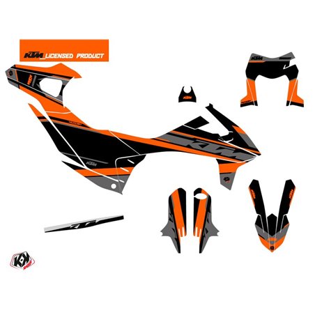 Kit Deco Moto Cross Breakout KTM 690 SMC R Noir Orange