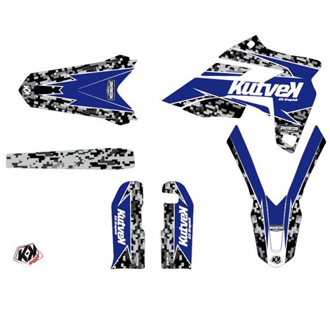 Kit Deco Moto Cross Predator Sherco 250 SE R Noir Bleu LIGHT