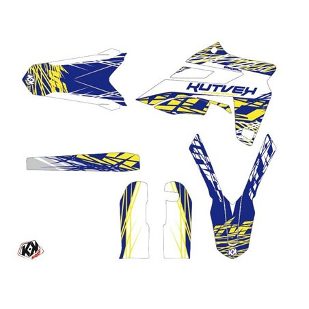 Kit Deco Moto Cross Eraser Sherco 250 SE R Blanc Jaune LIGHT
