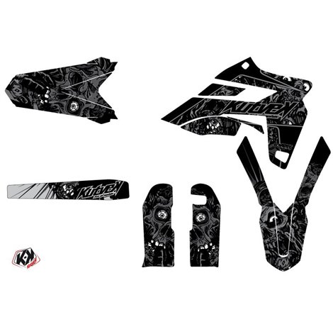 Kit Deco Moto Cross Zombies Dark Sherco 250 SE R Noir LIGHT