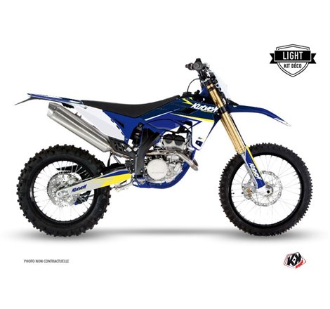 Kit Deco Moto Cross Stage Sherco 300 SE R Blanc Jaune LIGHT