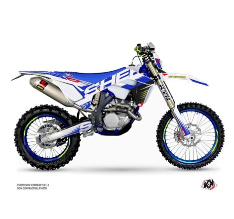Kit Deco Moto Cross Fast Sherco SE / SEF Blanc