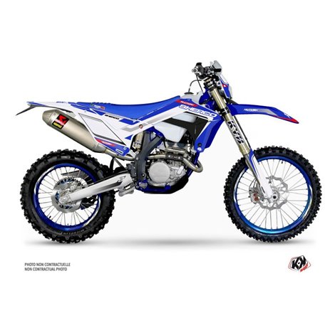 Kit Deco Moto Cross Skratch Sherco SE / SEF Bleu