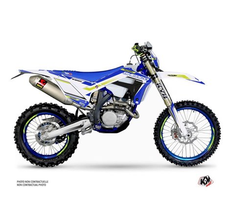 Kit Deco Moto Cross Skratch Sherco SE / SEF Blanc