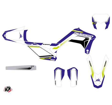 Kit Deco Moto Cross Skratch Sherco SE / SEF Blanc